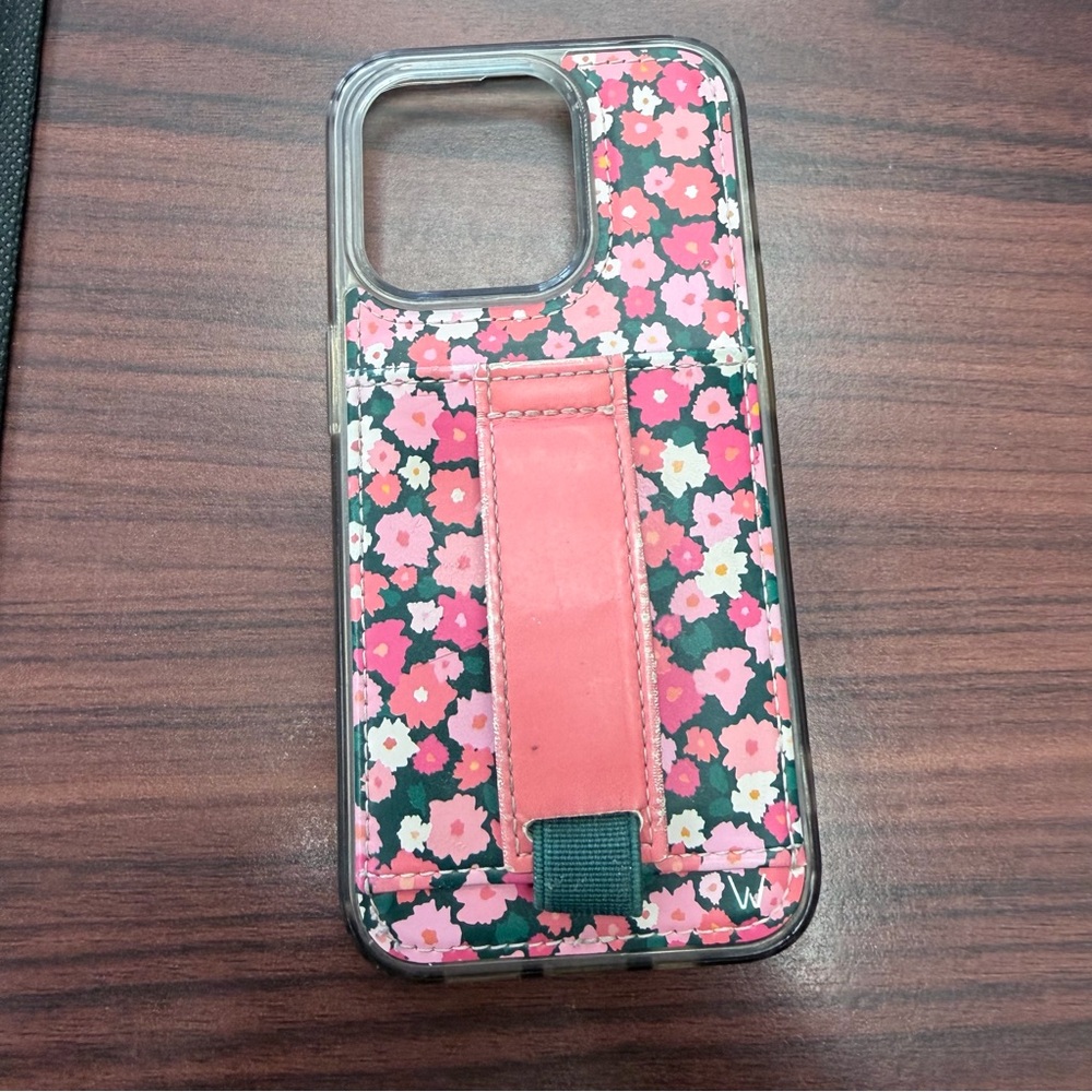 Wallis Pink Floral Grip Phone Case with Strap